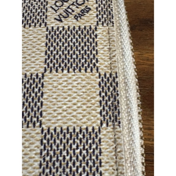 LOUIS VUITTON Damier Azur Zippy Wallet Long Wallet LV Auth VERY PRE-LOVED READ - Picture 7 of 16